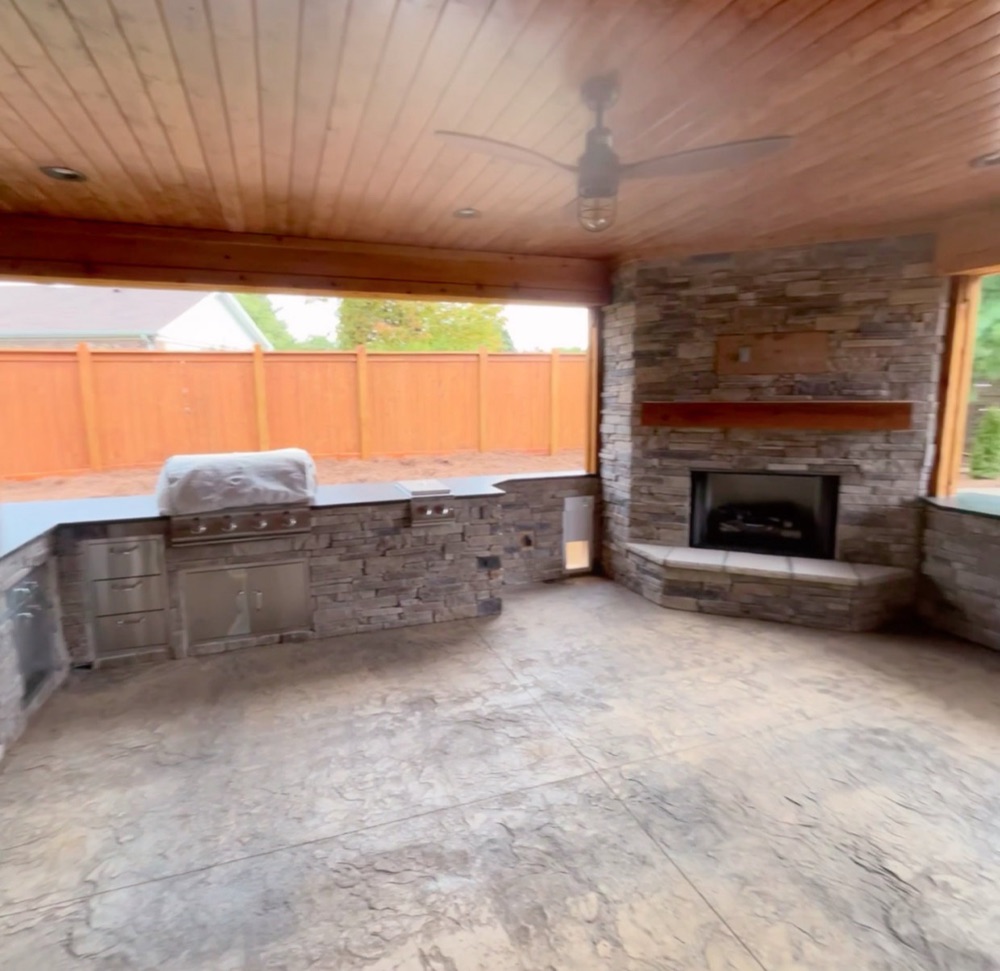 back porch renovation